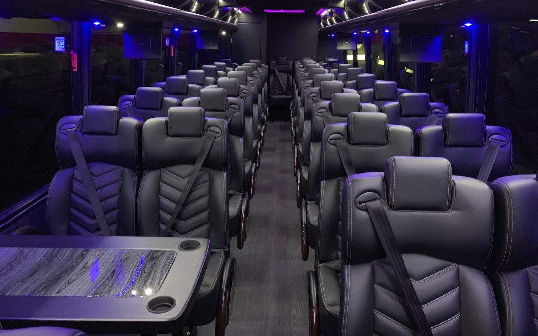How Many Seats Are on a Charter Bus?